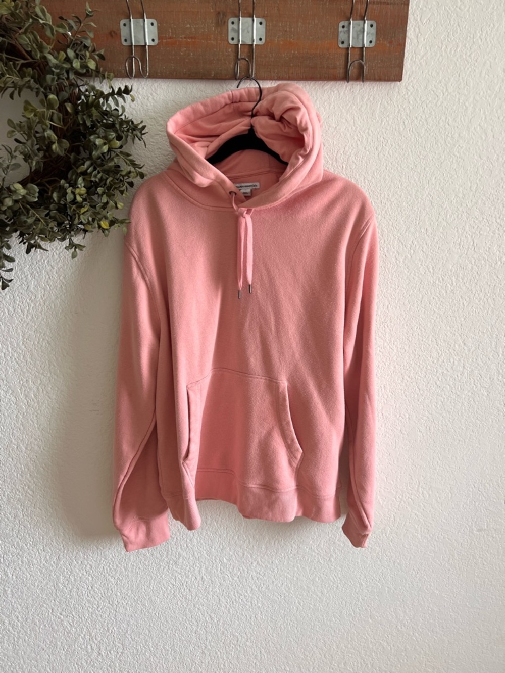 Amazon Essentials Blush Pink Pullover Hoodie